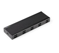 StarTech.com USB-C 10Gbps to M.2 NVMe or M.2 SATA SSD Enclosure - Portable External M.2 PCIe/SATA NGFF SSD Aluminum Case - USB Type-C & USB-A Host Cables - Supports 2230/2242/2260/2280