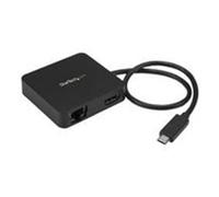 StarTech.com USB C Multiport Adapter - Portable USB-C Mini Dock 4K HDMI Video - Gigabit Ethernet, USB 3.0 Hub (1x USB-A 1x USB-C) - USB Type-C Multiport Adapter - Thunderbolt 3 Compatible