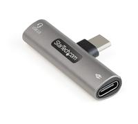 Startech Cdp2capdm Usb-c To Usb-c/ Jack Adapter 3.5 Mm Silver