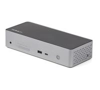 StarTech.com USB C Dock - 4K 60Hz Quad Monitor DisplayPort & HDMI - Universal USB-C Docking Station with 100W Power Delivery - USB Hub with 1x USB Type-C & 3x USB-A, Ethernet, Audio