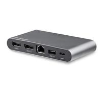 StarTech.com USB C Dock - 4K Dual Monitor DisplayPort - Mini Laptop Docking Stat
