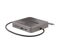 StarTech.com USB C Multiport Adapter, Dual 4K 60Hz HDMI 2.0b, HDR10, 2x 10Gbps USB Hub, 100W PD Pass-Through, GbE, SD, 14"/35cm Cable, Mini Dock, Laptop Docking Station, Win/Mac