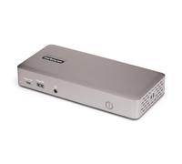 StarTech.com USB-C Docking Station (USB4), Triple 4K 60Hz Monitors, Up to 100W Laptop Charging, 2.5GbE, Driverless, Not macOS Compatible