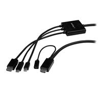 StarTech.com USB-C, HDMI or Mini DisplayPort to HDMI Converter Cable - 2 m (6 ft.)