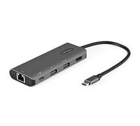 StarTech.com USB C Multiport Adapter - 10Gbps USB Type-C Mini Dock with 4K 30Hz HDMI - 100W Power Delivery Passthrough - 3-Port USB Hub, GbE - USB 3.1/3.2 Gen 2 Laptop Dock - 10" Cable