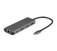 StarTech.com USB C Multiport Adapter - 10Gbps USB Type-C Mini Dock with 4K 30Hz HDMI - 100W Power Delivery Passthrough - 3-Port USB Hub, GbE - USB 3.1/3.2 Gen 2 Laptop Dock - 10" Cable