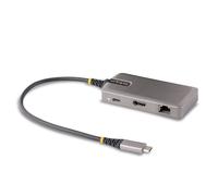 StarTech.com USB-C Multiport Adapter - 4K 60Hz HDMI - HDR - 2-Port 5Gbps USB 3.0 Hub - 100W Power Delivery Pass-Through - GbE - Works with Chromebook certified - Windows/macOS