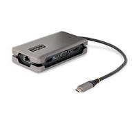 StarTech.com USB-C Multiport Adapter - HDMI/VGA - 4K 60Hz - 3-Port USB