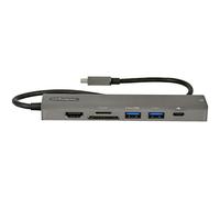 StarTech.com USB-C Multiport Adapter Hub. USB-C to 4K 60Hz HDMI. Gigab
