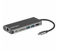 StarTech.com USB C Multiport Adapter, Portable USB-C Dock to 4K HDMI, 2-pt USB 3.0 Hub, SD/SDHC, GbE, 60W PD Pass-Through - USB Type-C/Thunderbolt 3 - REPLACED BY DKT30CHSDPD1