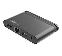 StarTech.com USB C Multiport Adapter - Portable USB-C Dock with 4K HDMI - 100W PD 3.0 Pass-Through, 1x USB-A, 1x USB-C, GbE - Thunderbolt 3 & USB-C Laptop Travel Dock - Mac & Windows (DKT30CHCPD)