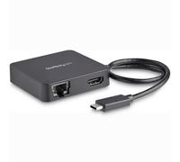 StarTech.com USB C Multiport Adapter - Portable USB-C Mini Dock 4K HDMI Video - Gigabit Ethernet, USB 3.0 Hub (1x USB-A 1x USB-C) - USB Type-C Multiport Adapter - Thunderbolt 3 Compatible