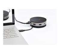 StarTech.com USB C Multiport Adapter - USB 3.1 Gen 2 10Gbps Type-C Mini Dock with 4K 60Hz HDMI/DisplayPort or 1080p VGA - 75W PD Passthrough, 3-Port USB Hub, GbE - Mobile Docking Station
