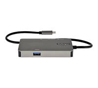 StarTech.com USB-C Multiport Adapter - USB-C to 4K 30Hz HDMI or 1080p VGA - USB Type-C Mini Dock w/ 100W Power Delivery Passthrough, 3-Port USB Hub 5Gbps, GbE - 12" (30cm) Attached Cable