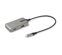 StarTech.com USB C Multiport Adapter - USB-C to 4K 60Hz HDMI 2.0 100W Power Delivery Pass-through - 3-Port 10Gbps USB Hub - Portable USB Type-C Mini Docking Station - 10" (25cm) Cable