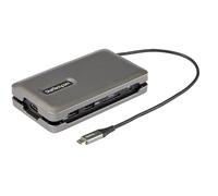 StarTech.com USB C Multiport Adapter - USB C to 4K 60Hz HDMI 2.0 - 2-Port 10Gbps USB Hub - 100W Power Delivery Pass-through - GbE - SD/MicroSD - USB Type-C Mini Dock - 10" Cable