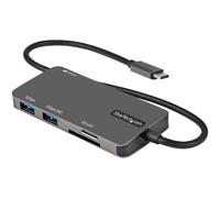 StarTech.com USB C Multiport Adapter - USB-C to 4K HDMI, 100W Power Delivery Pass-through, SD/MicroSD Slot, 3-Port USB 3.0 Hub - USB Type-C Mini Dock - 12" (30cm) Long Attached Cable