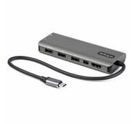 StarTech.com USB C Multiport Adapter - USB-C to HDMI or Mini DisplayPort 4K 60Hz, 100W Power Delivery Pass-Through, 4-Port 10Gbps USB Hub - USB Type-C Mini Dock - w/ 12" Attached Cable