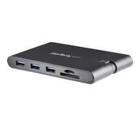 StarTech.com USB C Multiport Adapter - USB Type-C Mini Dock with HDMI 4K or VGA 1080p Video - 100W Power Delivery Passthrough, 3-port USB 3.0 Hub, GbE, SD & MicroSD - Laptop Travel Dock