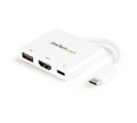 StarTech.com USB-C Multiport Adapter with HDMI - USB 3.0 Port - 60W PD - White