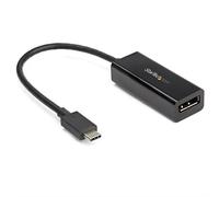 StarTech.com USB C to DisplayPort Adapter - 8K/5K/4K USB Type C to DP 1.4 Alt Mode Video Converter - HBR3/DSC/HDR - 8K 60Hz Thunderbolt 3 Compatible DisplayPort Monitor Display Adapter