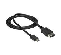 StarTech.com 3ft/1m USB C to DisplayPort 1.2 Cable 4K 60Hz - USB-C to DisplayPort Adapter Cable - HBR2 - USB Type-C DP Alt Mode to DP Monitor Video Cable - Works w/ Thunderbolt 3 - Black