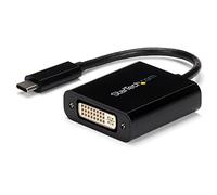 StarTech.com USB C to DVI Adapter - Black - 1920x1200 - USB Type C Video Converter for Your DVI D Display/Monitor/Projector - Upgraded Version is CDP2DVIEC