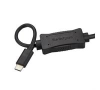 StarTech.com USB-C to eSATA Cable - For External Storage Devices - USB 3.0 (5Gbps) - 3 ft. (1 m). Cable length: 0.9 m. Connector 1: USB C Product colour: Black