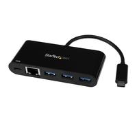 StarTech.com USB-C to Ethernet Adapter with 3-Port USB 3.0 Hub and Power Deliver
