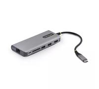 StarTech 6-in-1 USB C Hub, USB-C to HDMI Multiport Adapter with 140W Power Delivery Charging, 4K 60Hz HDMI, 10Gbps Hub, 2.5GbE, SD Slot, Mini Dock for MacBook, Dell, HP