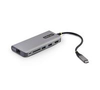StarTech.com USB-C to HDMI Multiport Adapter, 140W PD Charging, 4K 60Hz, 3-Port USB 10Gbps Hub, SD Card Slot, 2.5GbE, Mini Dock for MacBook / Dell / Thinkpad / HP