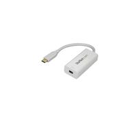 StarTech.com USB-C to Mini DisplayPort Adapter - 4K 60Hz - White - USB 3.1 Type-C to Mini DP Adapter - Upgraded Version is CDP2MDPEC