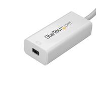 StarTech.com USB-C to Mini DisplayPort Adapter - 4K 60Hz - White - USB 3.1 Type-C to Mini DP Adapter - Upgraded Version is CDP2MDPEC