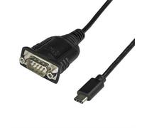 StarTech.com USB C to Serial Adapter Cable 16" (40cm) - USB Type C to RS232 (DB9) Converter Cable - USB-C Serial Cable for PLCs Scanners Printers - Male/Male - Windows/Mac/Linux