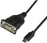 StarTech.com USB C to Serial Adapter Cable with COM Port Retention - 16" (40cm)