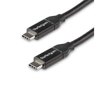 StarTech.com USB-C to USB-C Cable w/ 5A PD - M/M - 0.5 m - USB 2.0 - USB-IF Certified