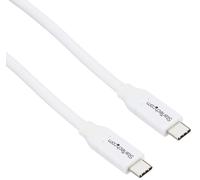 StarTech.com USB-C to USB-C Cable w/ 5A PD - M/M - White - 4 m (13 ft.) - USB 2.0 - USB-IF Certified
