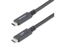 StarTech.com USB C to USB C Cable - 6 ft / 1.8m - 5A PD - USB-IF Certified - M/M