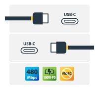StarTech.com USB-C to USB-C Cable w/ 5A PD - M/M - White - 2 m (6 ft.) - USB 2.0 - USB-IF Certified