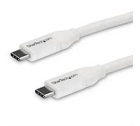 StarTech.com USB-C to USB-C Cable w/ 5A PD - M/M - White - 4 m (13 ft.) - USB 2.0 - USB-IF Certified