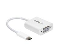 StarTech.com USB-C to VGA Adapter - White