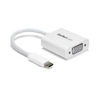 StarTech.com USB-C to VGA Adapter - White