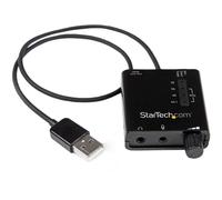 StarTech.com USB Stereo Audio Adapter External Sound Card with SPDIF Digital Audio and Stereo Mic