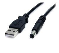 StarTech.com USB to 5.5mm Power Cable - Type M Barrel - 3 ft