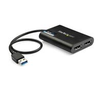StarTech.com USB to Dual DisplayPort 4K 60Hz Adapter