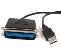 StarTech.com 10 ft USB to Parallel Printer Adapter - M/M
