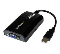 StarTech.com USB to VGA Adapter - 1920x1200 - External Video & Graphics Card - Dual Monitor - Supports Mac & Windows and Mirror & Extend Mode (USB2VGAPRO2)