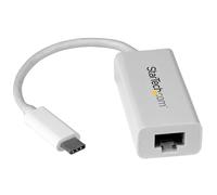 StarTech.com USB-C to Gigabit Network Adapter - White