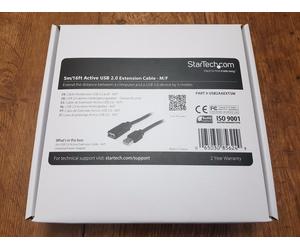 Startech.com USB2AAEXT5 5m 16ft Active USB 2.0 Extension Cable with Power Supply