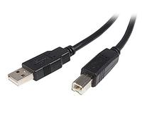 StarTech.com USB2HAB50CM 0.5 m USB 2.0 A to B Cable, M/M | Male to Male, USB-A and USB-B connectors, Data transfer up to 480Mbps
